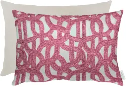 Apelt Kissenhülle Rafia, Pink B: 35 cm  | Schubiger Möbel