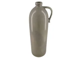 Decofinder Flasche Keramik Hellblau H: 50 cm  | Schubiger Möbel