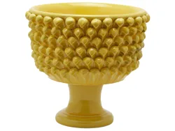 Edg Vase Tannenzapfen Schale mit Fuss, Keramik H: 31 cm  | Schubiger Möbel