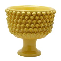 Edg Vase Tannenzapfen Schale mit Fuss, Keramik H: 31 cm  | Schubiger Möbel