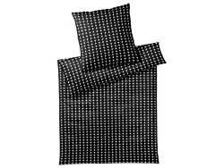 Elegante Bettwäsche Bubbles, Schwarz-Weiss  | Schubiger Möbel