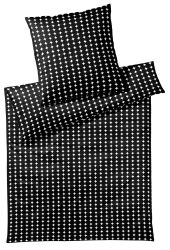 Elegante Bettwäsche Bubbles, Schwarz-Weiss  | Schubiger Möbel
