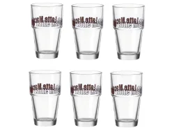 Alltron Glas Latte Macchiato Solo, Satin 4.1 Dl, 6 Stück Transparent | Schubiger Möbel