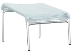 Schaffner Spaghetti-Fuss-Hocker Säntis Feuerverzinkt Blau | Schubiger Möbel