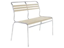 Schaffner Lättli-2er-Bank Säntis Feuerverzinkt Beige | Schubiger Möbel
