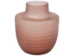 Edg Vase Glas Antik Rosa H: 29 cm  | Schubiger Möbel