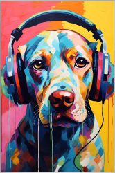 image LAND Bild mit Rahmen Doggy Sound  | Schubiger Möbel