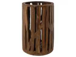 Gasper Windlicht Forrest Hellbraun H: 24 cm  | Schubiger Möbel