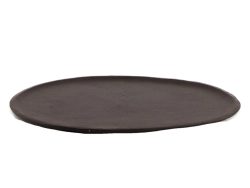 Dijk Tablett Oval Schwarz B: 31 cm  | Schubiger Möbel