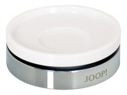 Joop Seifenschale Chrom Keramik Grau | Schubiger Möbel