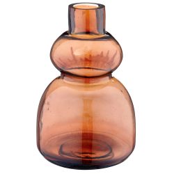Gasper Vase Luster Finish, Glas, Zimt  | Schubiger Möbel