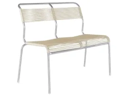 Schaffner Spaghetti-2er-Bank Säntis Feuerverzinkt Beige | Schubiger Möbel