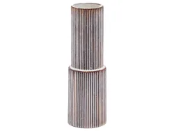 Edg Vase Keramik Streifen H: 31 cm  | Schubiger Möbel