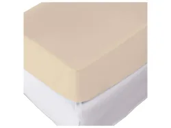 Kremer Leon AG Fixleintuch für Topper Jersey Natur Beige | Schubiger Möbel