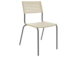 Schaffner Gartenstuhl Lamello Beige | Schubiger Möbel