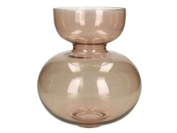 Kersten Vase Glas, Rosé H: 25 cm  | Schubiger Möbel
