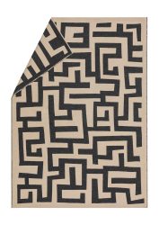 Sander AG Plaid Luca Labyrinth Natur 140x200 cm  | Schubiger Möbel