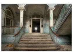 image LAND Bild mit Rahmen Lost Place Treppe 1  | Schubiger Möbel