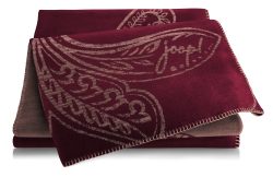 Biederlack Plaid Paisley Trend Rouge  | Schubiger Möbel