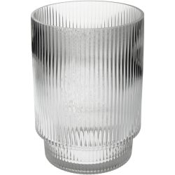 Kersten Vase Stripe, Glas H: 22 cm  | Schubiger Möbel