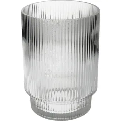 Kersten Vase Stripe, Glas H: 22 cm  | Schubiger Möbel