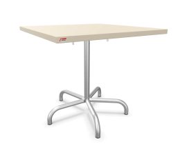 Schaffner Metalltisch Säntis Quadratisch Feuerverzinkt Beige | Schubiger Möbel