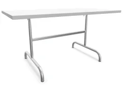 Schaffner Metall-Tisch Säntis Feuerverzinkt Weiss | Schubiger Möbel