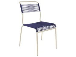 Schaffner Spaghetti-Stuhl Säntis Blau | Schubiger Möbel