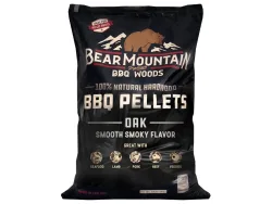 BearMountain Oak 9 kg Pellets – Holzkohle/Briketts/Grill Anzünder – schwarz