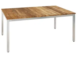 Blaser und Trösch Gartentisch Naxos B: 160cm Holzfarbig | Schubiger Möbel