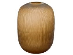 Edg Vase Amber Geschliffen H: 40 cm  | Schubiger Möbel