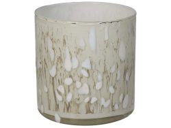 Kersten Windlicht Glas Beige H: 10 cm  | Schubiger Möbel