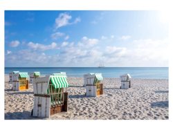 image LAND Digitaldruck auf Acrylglas Strandkörbe  | Schubiger Möbel