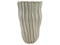 Decofinder Vase Keramik Weiss H: 31 cm  | Schubiger Möbel