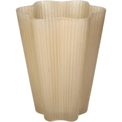 Kersten Vase Glas, Beige H: 20 cm  | Schubiger Möbel