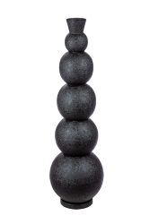 Gilde Vase Rotonda, Schwarz H: 87 cm  | Schubiger Möbel