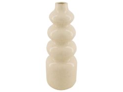 Dijk Vase Keramik, Weiss H: 37 cm  | Schubiger Möbel