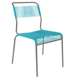 Schaffner Spaghetti-Stuhl Säntis Blau | Schubiger Möbel