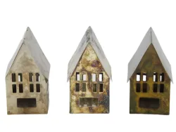Decofinder Windlicht Haus H: 12 cm  | Schubiger Möbel