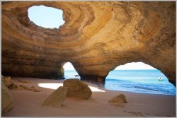 image LAND Bild mit Rahmen Felsformation am Meer  | Schubiger Möbel