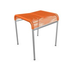 Schaffner Spaghetti-Hocker Säntis Hoch Feuerverzinkt Orange | Schubiger Möbel
