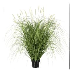 Gasper Kunstpflanze Pennisetum-Gras im Topf, Grün H: 115 cm  | Schubiger Möbel