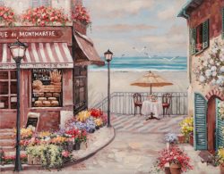 image LAND Gemälde Strandcafé  | Schubiger Möbel