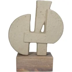 Kersten Objekt Papmaché, Beige H: 32 cm  | Schubiger Möbel