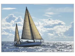 image LAND Bild mit Rahmen Grosses Segelschiff  | Schubiger Möbel