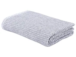 Eskitex AG Plaid Ascona Weiss/anthrazit 150x210 cm  | Schubiger Möbel