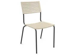 Schaffner Gartenstuhl Lamello Beige | Schubiger Möbel