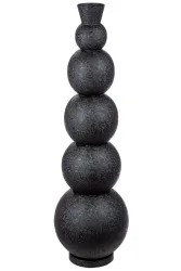 Gilde Vase Rotonda, Schwarz H: 112 cm  | Schubiger Möbel