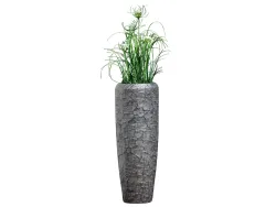 Gilde Vase Crepa Graphit H: 75 cm  | Schubiger Möbel