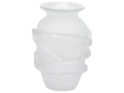Edg Vase Anphore mit Schlange Glas H: 25 cm  | Schubiger Möbel